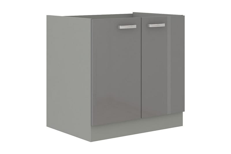 Skåp för tvättmaskin Grey 80x50x82 cm - Grå - Förvaring - Skåp - Förvaringsskåp