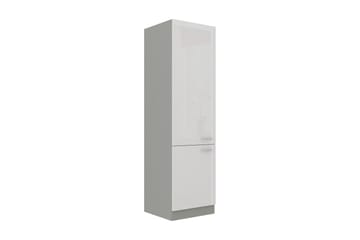Skåp med dörrar Bianco 60x57x210 cm - Vit - Förvaring - Skåp - Förvaringsskåp