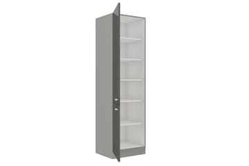 Skåp med dörrar Bianco 60x57x210 cm - Vit - Förvaring - Skåp - Förvaringsskåp