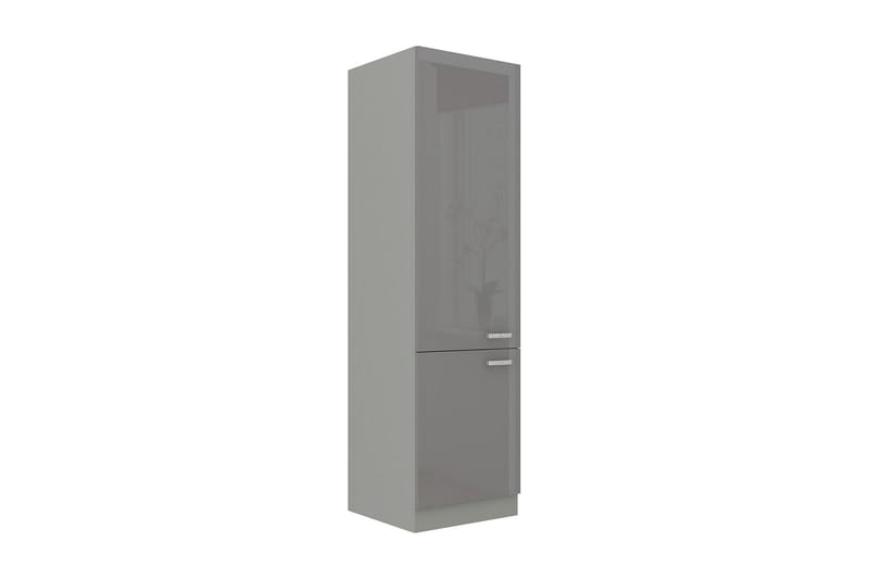 Skåp med dörrar Grey 40x57x210 cm - Grå/Vit - Förvaringsskåp