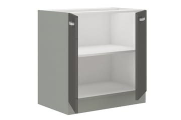 Skåp med dörrar Grey 80x60x82 cm - Grå - Förvaring - Skåp - Förvaringsskåp