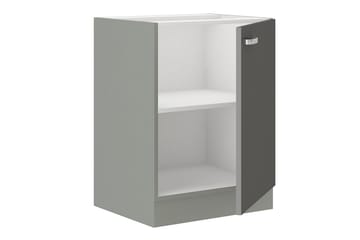 Skåp med dörrar Multiline 60x50x82 cm - Grå - Förvaring - Skåp - Förvaringsskåp