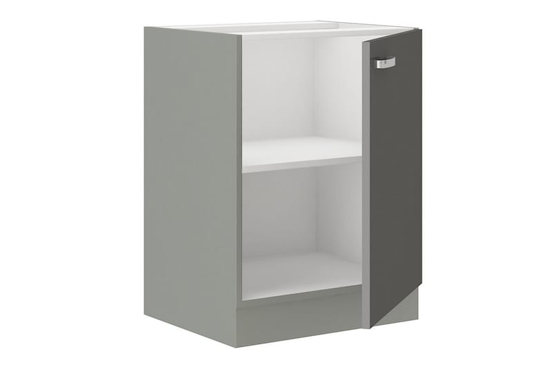 Skåp med dörrar Multiline 60x50x82 cm - Grå - Förvaring - Skåp - Förvaringsskåp