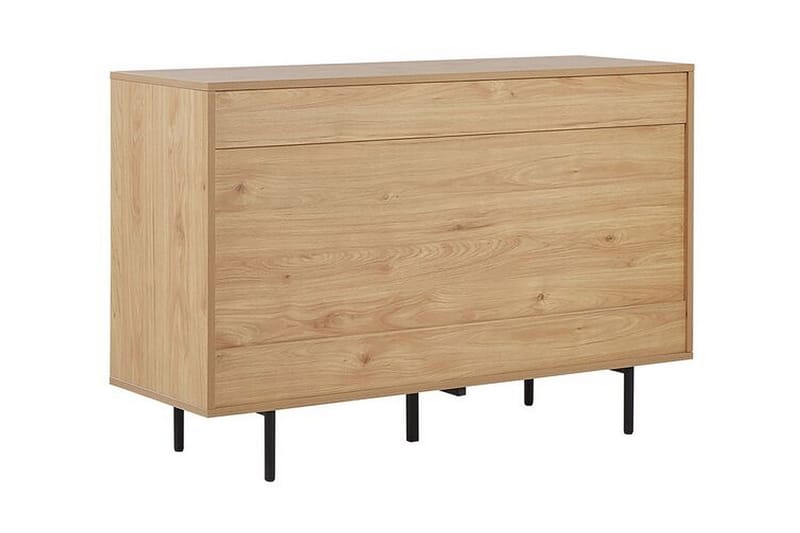 Skåp Pylaros 118x40 cm - Ljust Trä/Vit - Förvaring - Skåp - Förvaringsskåp