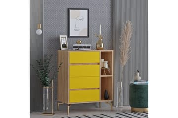 Skåpsbyrå 40x70 cm - Guld/Natur/Gul - Förvaring - Skåp - Förvaringsskåp