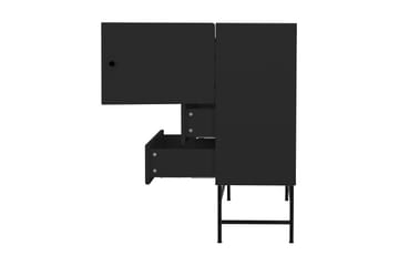 Skåpsbyrå Hiroto 106 cm - Svart - Förvaring - Skåp - Förvaringsskåp