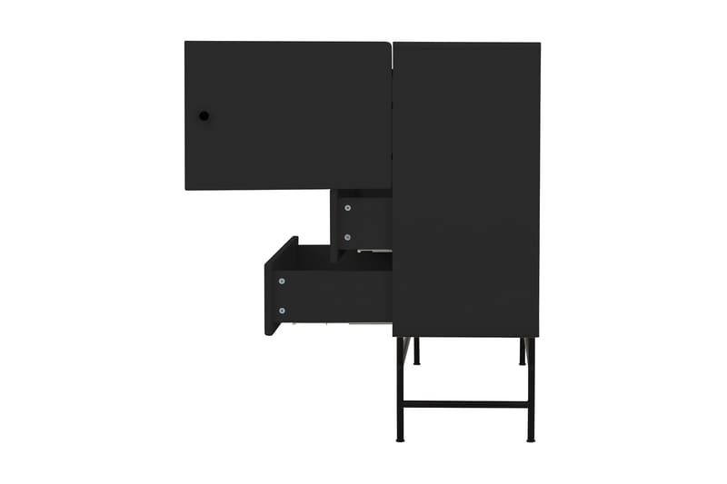 Skåpsbyrå Hiroto 106 cm - Svart - Förvaring - Skåp - Förvaringsskåp