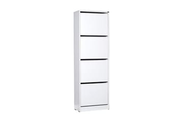 Skoskåp 51x157 cm - Vit - Förvaring - Skåp - Förvaringsskåp