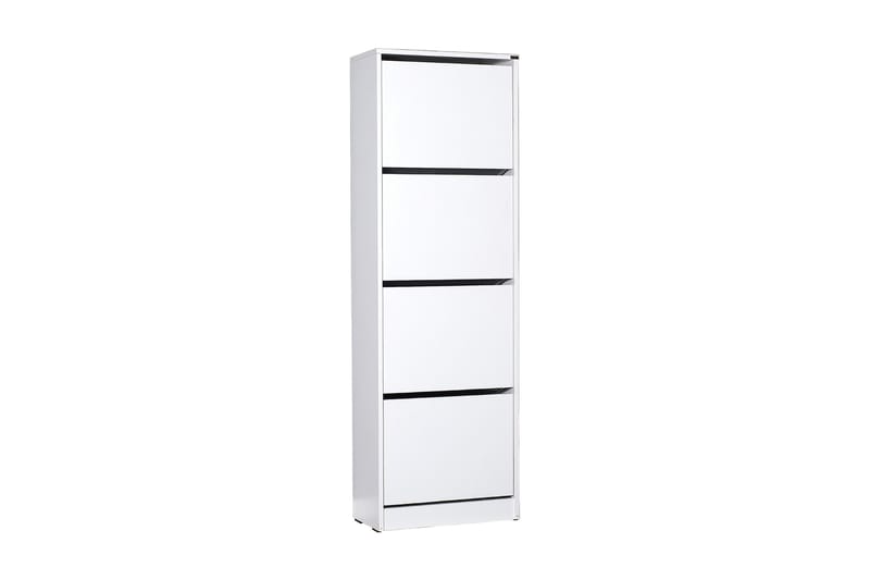Skoskåp 51x157 cm - Vit - Förvaring - Skåp - Förvaringsskåp