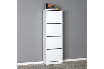 Skoskåp 51x157 cm - Vit - Förvaring - Skåp - Förvaringsskåp