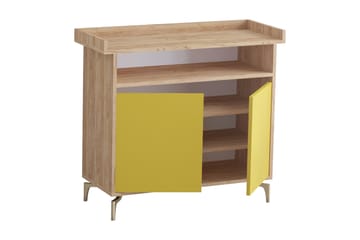 Skoskåp 52x100 cm - Guld/Natur/Gul - Förvaring - Skåp - Förvaringsskåp