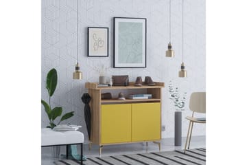 Skoskåp 52x100 cm - Guld/Natur/Gul - Förvaring - Skåp - Förvaringsskåp