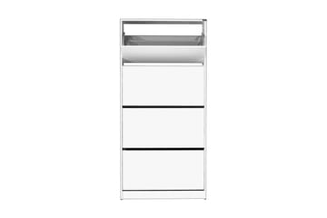 Skoskåp 73x157 cm - Vit - Förvaring - Skåp - Förvaringsskåp
