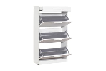 Skoskåp 75x128 cm - Vit - Förvaring - Skåp - Förvaringsskåp