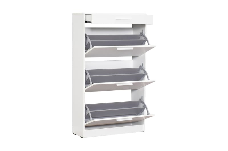 Skoskåp 75x128 cm - Vit - Förvaring - Skåp - Förvaringsskåp