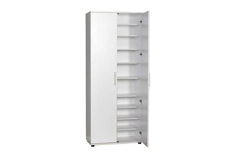 Skoskåp 76x187 cm - Vit - Förvaring - Skåp - Förvaringsskåp