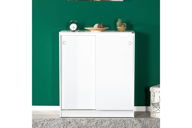 Skoskåp 91x105 cm - Vit - Förvaring - Skåp - Förvaringsskåp