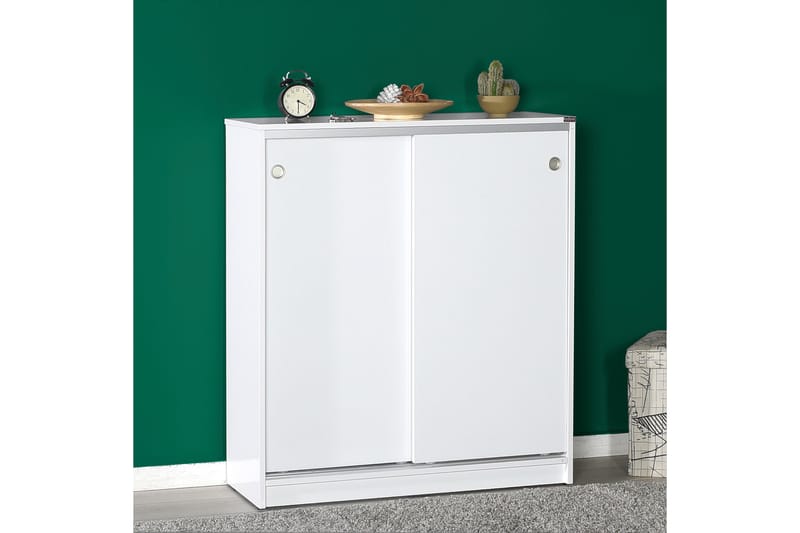 Skoskåp 91x105 cm - Vit - Förvaring - Skåp - Förvaringsskåp