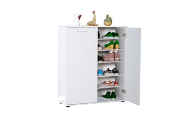 Skoskåp 91x108 cm - Vit - Förvaring - Skåp - Förvaringsskåp