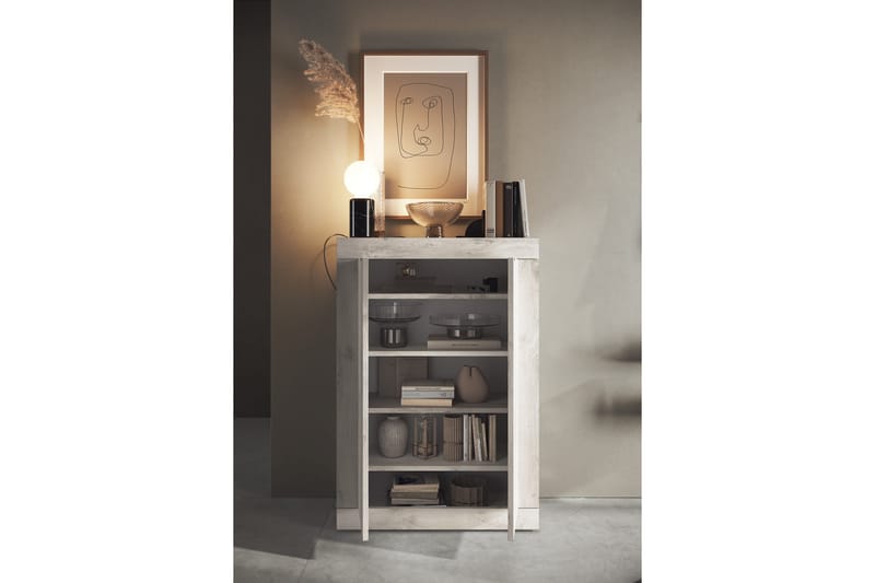 Skoskåp Astal 78x116 cm - Vit - Förvaring - Skåp - Förvaringsskåp