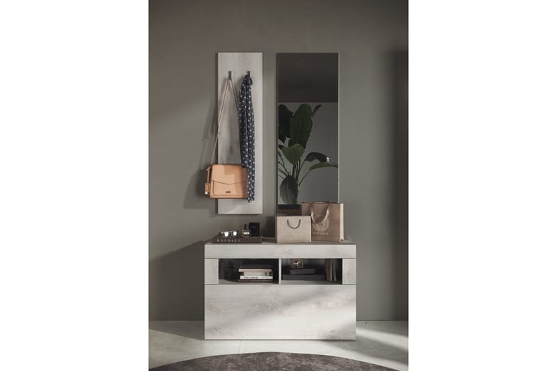 Skoskåp Astal 78x116 cm - Vit - Förvaring - Skåp - Förvaringsskåp