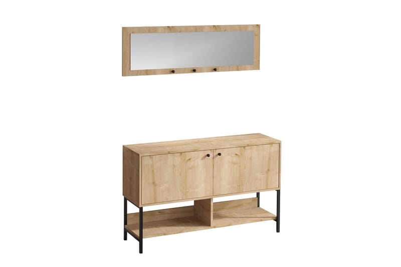 Skoskåp Jonnm 35x120 cm - Natur - Förvaring - Skåp - Förvaringsskåp