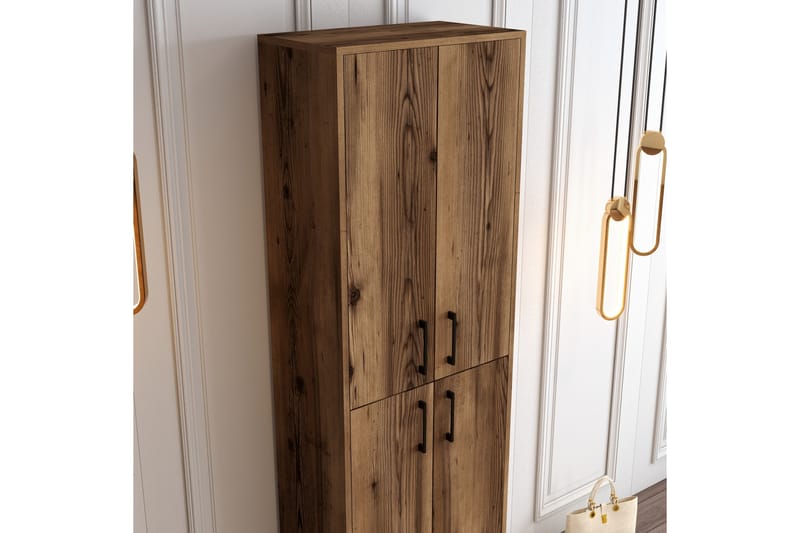 Skoskåp Kotzen 60x35 cm - Mörkbrun - Förvaring - Skåp - Förvaringsskåp