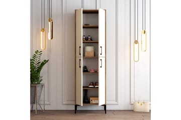 Skoskåp Kotzen 60x35 cm - Mörkbrun/Beige - Förvaring - Skåp - Förvaringsskåp