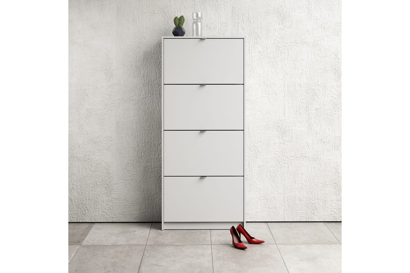 Skoskåp Malwine 4 Fack - Vit - Förvaring - Skåp - Förvaringsskåp