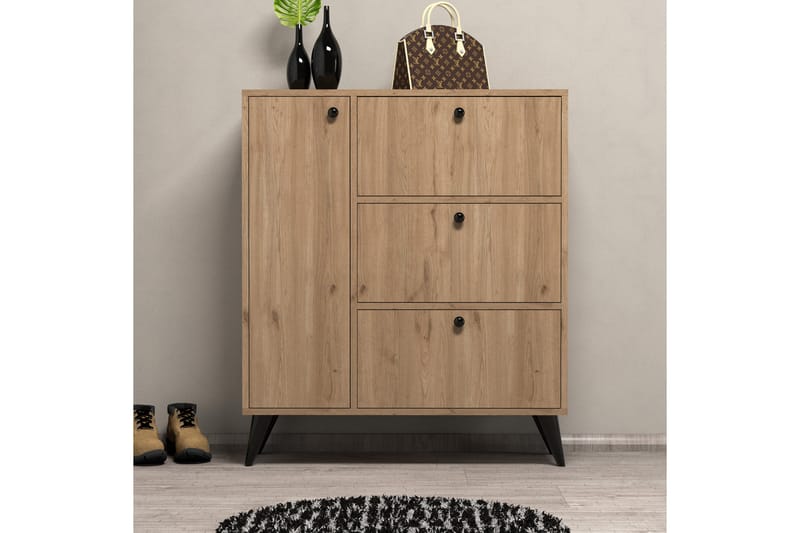 Skoskåp Miltar 35x90 cm - Natur - Förvaring - Skåp - Förvaringsskåp