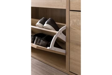 Skoskåp Munuz 120x24 cm - Trä|natur - Förvaring - Skåp - Förvaringsskåp