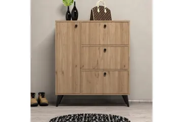Skoskåp NO_BRAND Conin Skoskåp 35x90 cm Natur - Förvaring - Skåp - Förvaringsskåp