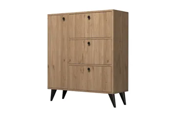 Skoskåp NO_BRAND Conin Skoskåp 35x90 cm Natur - Förvaring - Skåp - Förvaringsskåp