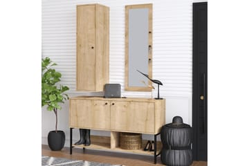 Skoskåp Oriamal 35x120 cm - Natur - Förvaring - Skåp - Förvaringsskåp