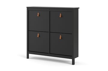 Skoskåp Osterholm 25x102 cm - Svart/Natur - Förvaring - Skåp - Förvaringsskåp