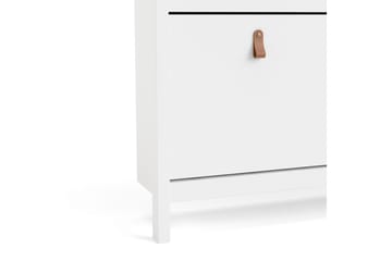 Skoskåp Osterholm 25x102 cm - Vit/Natur - Förvaring - Skåp - Förvaringsskåp