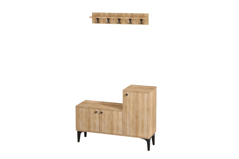 Skoskåp Simonara 100x35 cm - Natur - Förvaring - Skåp - Förvaringsskåp