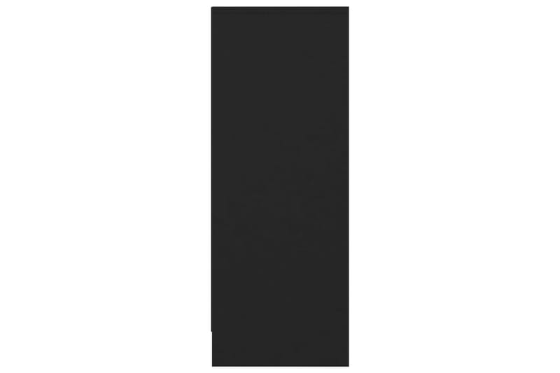Skoskåp svart 31,5x35x90 cm spånskiva - Svart - Hallförvaring - Skoskåp - Förvaringsskåp