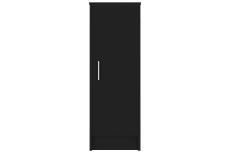 Skoskåp svart 32x35x92 cm spånskiva - Svart - Hallförvaring - Skoskåp - Förvaringsskåp