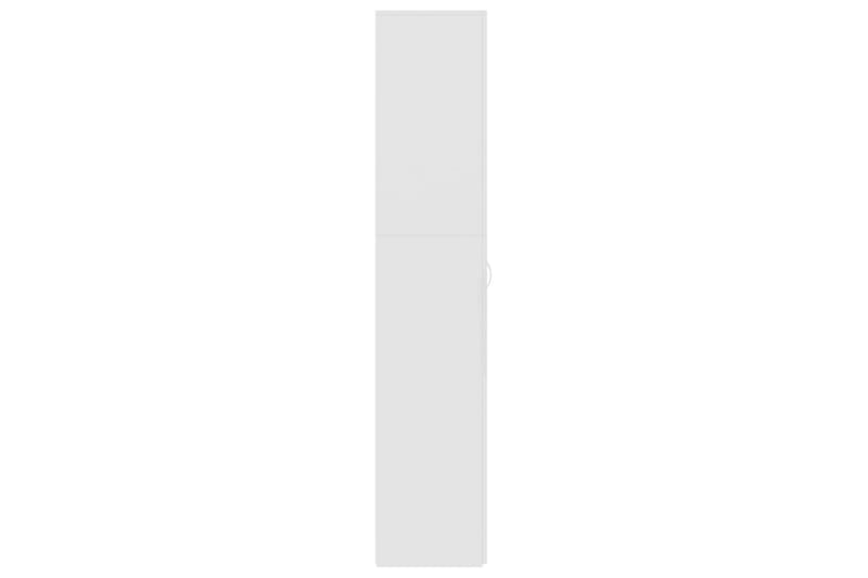 Skoskåp vit högglans 80x35,5x180 cm spånskiva - Vit högglans - Hallförvaring - Skoskåp - Förvaringsskåp