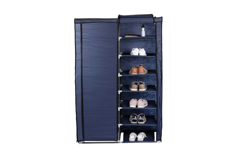 Skoskåp Zakkum 96x146 cm - Blå - Förvaring - Skåp - Förvaringsskåp