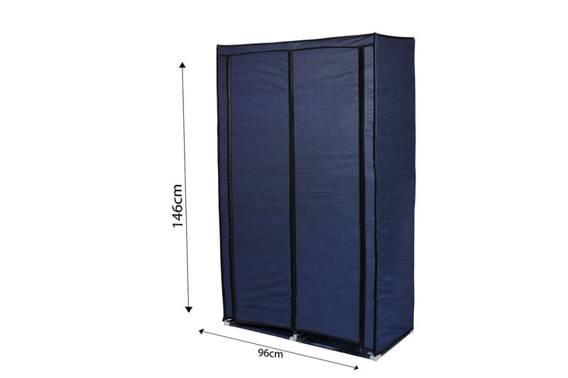 Skoskåp Zakkum 96x146 cm - Blå - Förvaring - Skåp - Förvaringsskåp