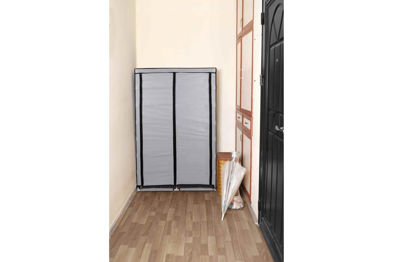 Skoskåp Zakkum 96x146 cm - Grå - Förvaring - Skåp - Förvaringsskåp