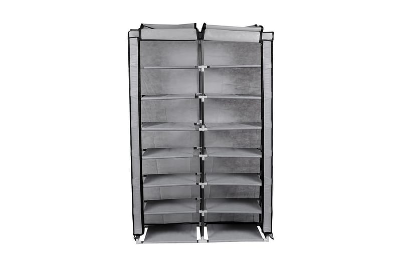 Skoskåp Zakkum 96x146 cm - Grå - Förvaring - Skåp - Förvaringsskåp