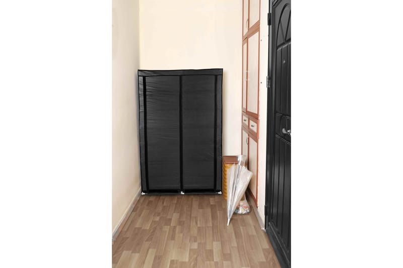 Skoskåp Zakkum 96x146 cm - Svart - Förvaring - Skåp - Förvaringsskåp
