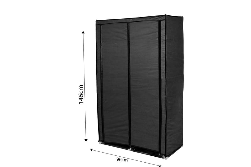 Skoskåp Zakkum 96x146 cm - Svart - Förvaring - Skåp - Förvaringsskåp