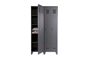 Stijn Förvaringsskåp 103x187x40 cm - Stålgrå Tall - Förvaring - Skåp - Förvaringsskåp