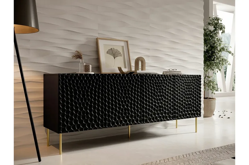 Strontian Highboard Scandinavian Choice Black - Förvaring - Skåp - Förvaringsskåp