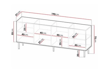 Strontian Highboard Scandinavian Choice White - Förvaring - Skåp - Förvaringsskåp