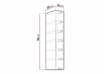 Templemore Köksskåp 15 cm - Brun - Förvaring - Skåp - Förvaringsskåp